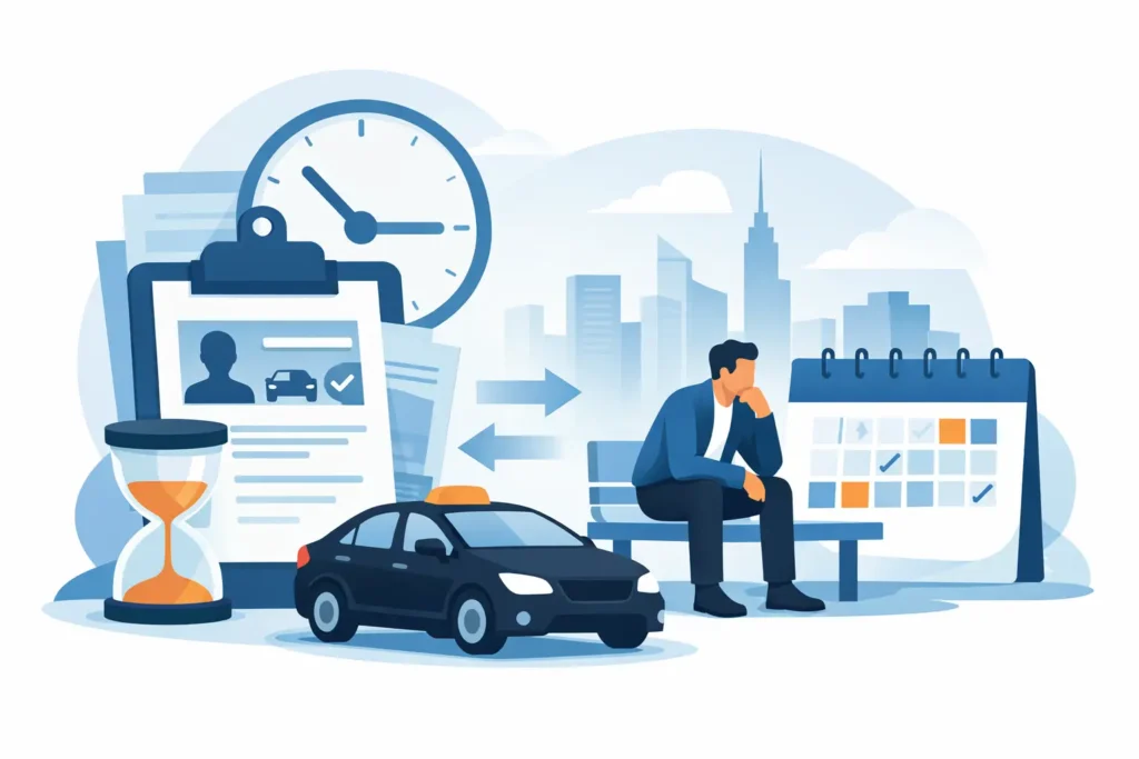 PCO Licence Waiting Times and Your Start Date
